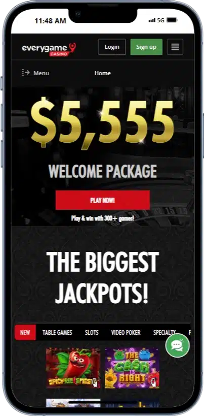 Everygame Casino App