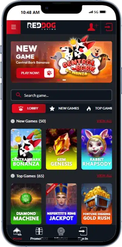 Red Dog Casino App