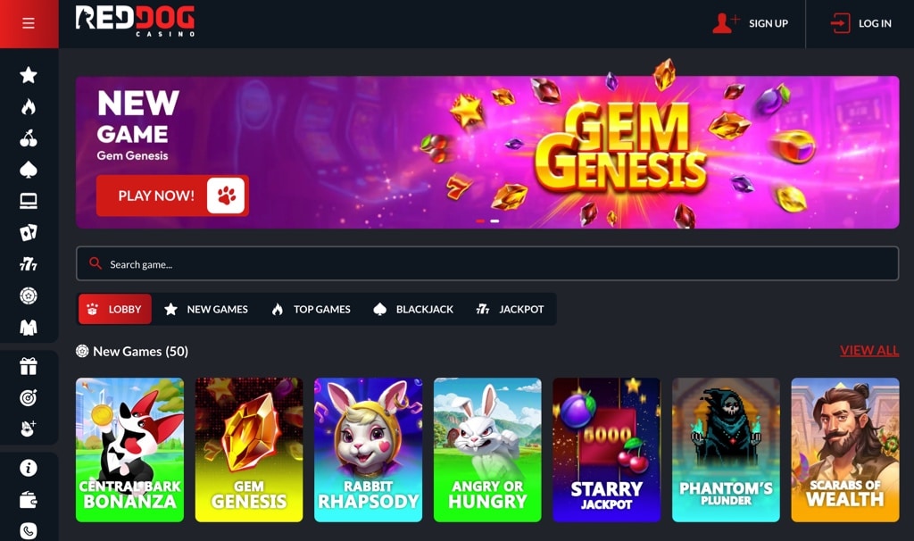 reddog casino games