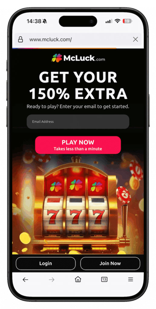 McLuck mobile site